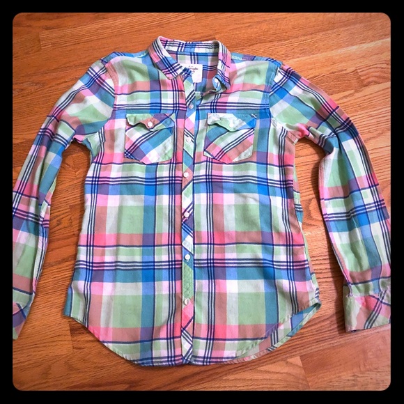 Abercrombie & Fitch Tops - Abercrombie & Fitch, Flannel, Button Up. Medium